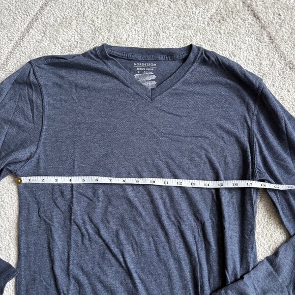 Nordstrom Men’s Shop Pajama Set Long Sleeve Top & Cotton Lounge Pants Sz M - Picture 2 of 7